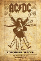 ACDC 2000 Admat, Vitruvian Man, Leonardo Di Vinci, Jefferson Wood, Angus Young