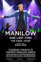 Barry Manilow 2016 Tour Admat Jefferson Wood