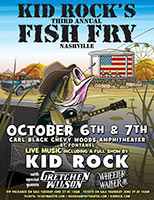 Kid Rock Fish Fry, Jefferson Wood poster