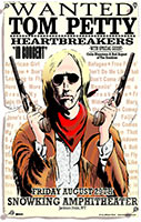 Tom Petty & The Heartbreakers poster Jackson Hole Wyoming 2003 Billboard #18 Best Poster of All Time, 2004 Pollstar Magazine poster contest first place winner best poster of the year.